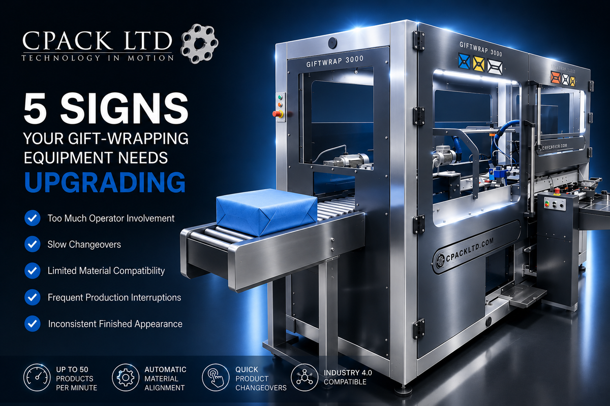 5 Signs Your Gift-Wrapping Equipment Needs Upgrading🎁 – CPack Ltd