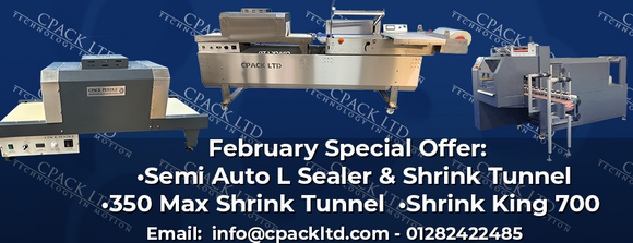 Maximize Efficiency with CPacks' February Deal: Shrink Wrapping Systems