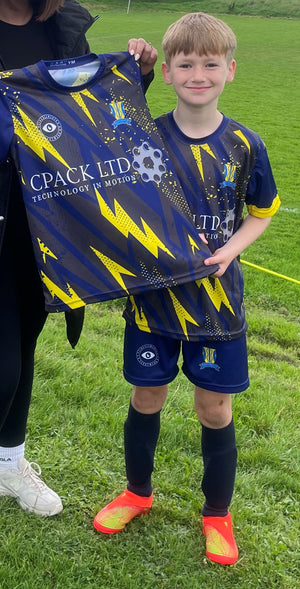 CPack sponsors local football team the Hapton Hurricanes