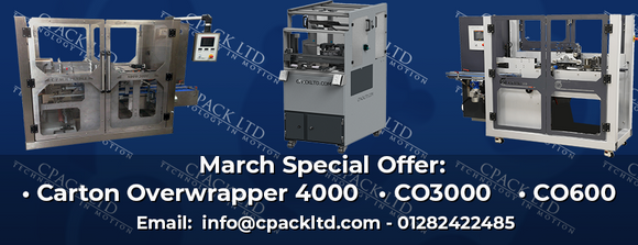 Last Chance: Grab CPack’s March Special Offer on Carton Overwrapping Systems!