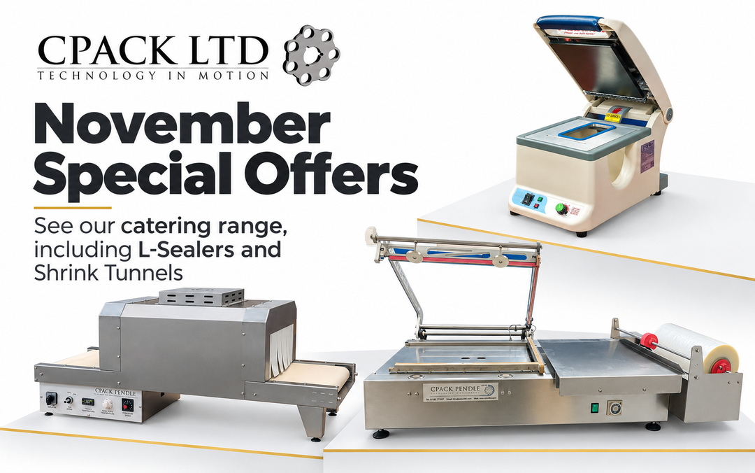 Catering and bakery wrapping machines on special offer in November
