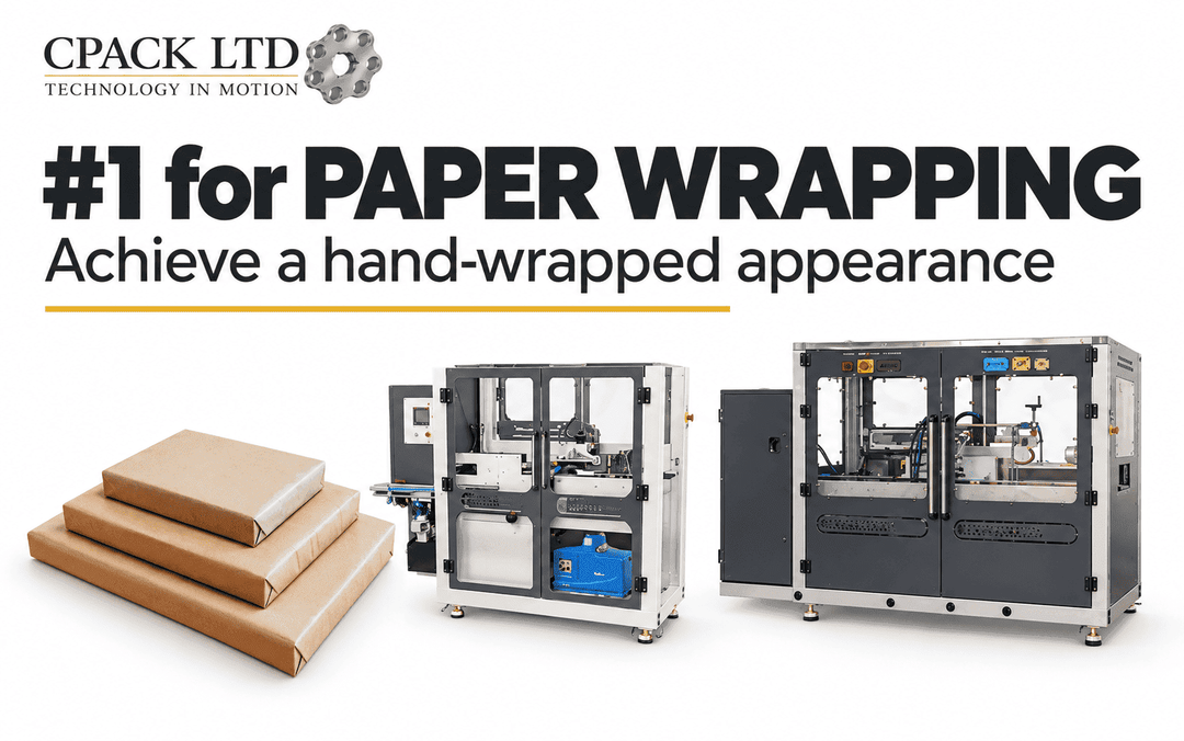 CPack paper wrapping machines with paper-wrapped packs