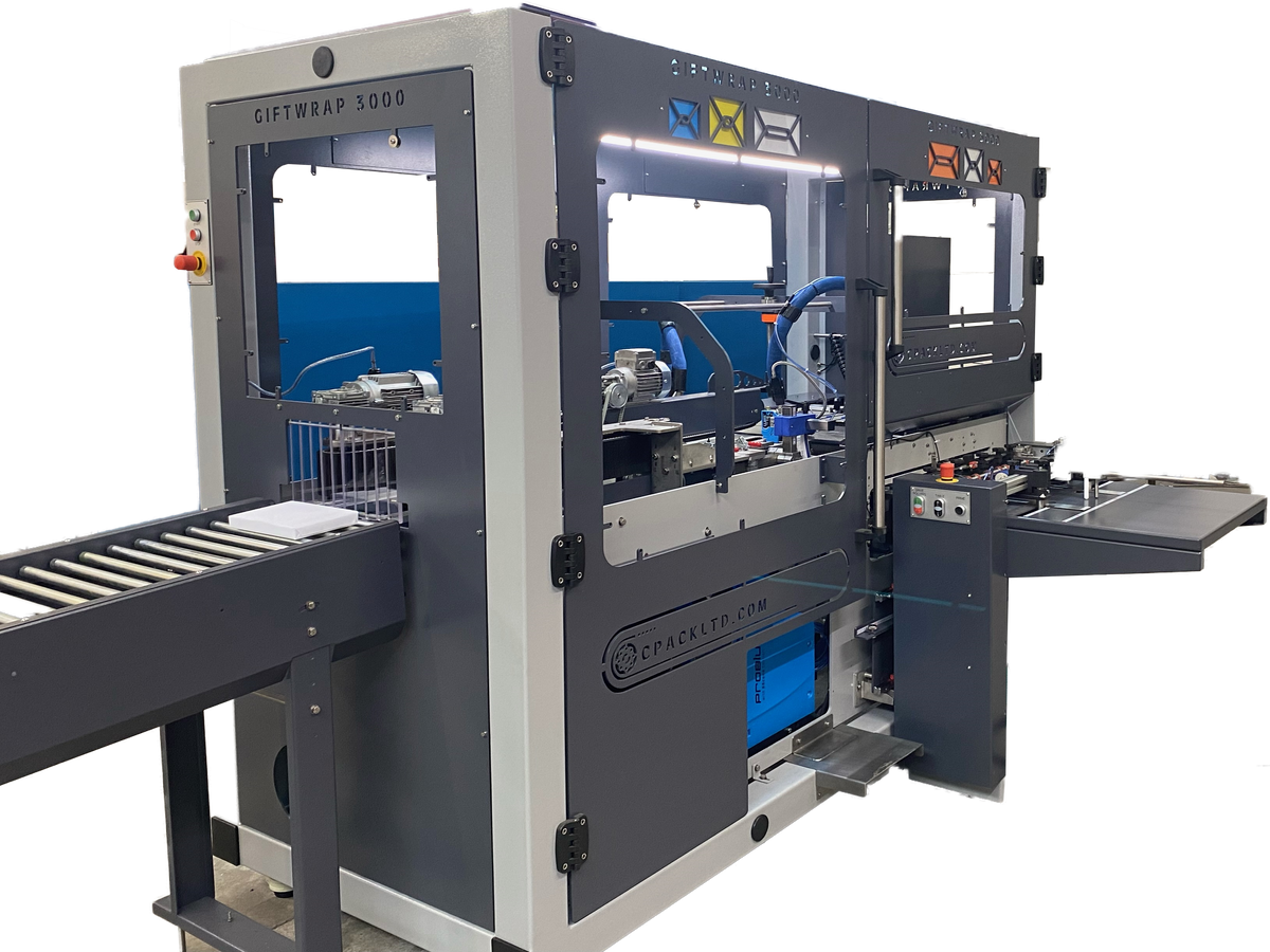 Giftwrap 3000 Super paper overwrapping machine