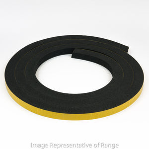 Self-Adhesive Silicone Foam Rubber 13mm x 19mm